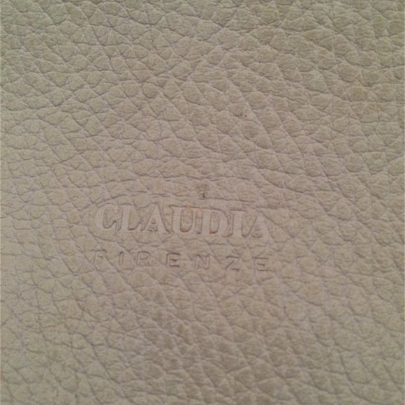 Claudia Firenze Made in Tuscany Pale Blue Leather Purse - Picture 2 of 9